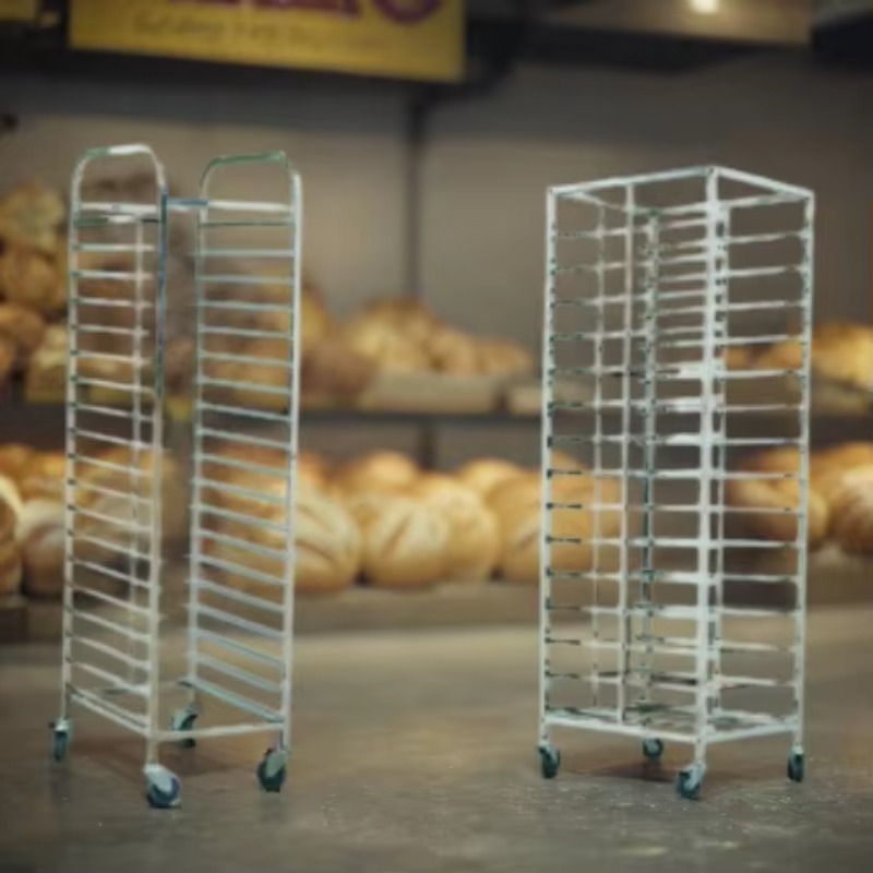 Kitchen Baking Trolley - Carrello da Forno Commerciale in Acciaio