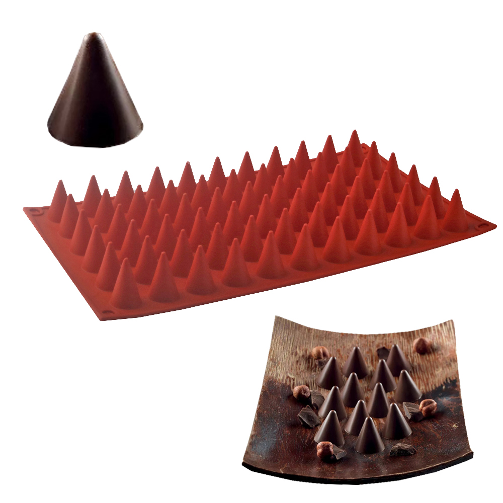 Kitchen Baking Decor - Stampo per cioccolato cono a 66