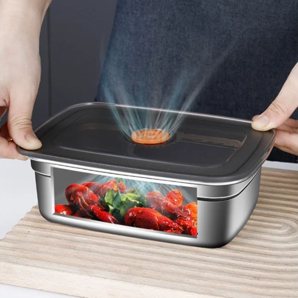 Kitchen Baking Tray Storage - Contenitore Portatile in Acciaio Inossidabile per