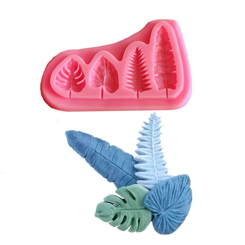 Kitchen Baking Gadgets - Stampi in silicone con foglie di