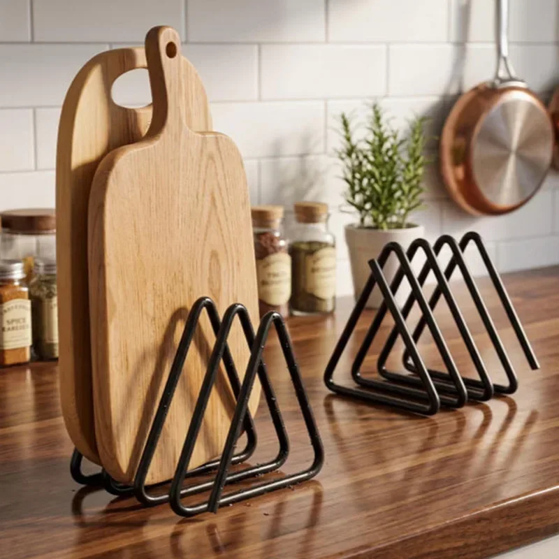 Kitchen Cabinet Baking Organizer - Porta Taglieri Triangolare Salvaspazio per Armadio