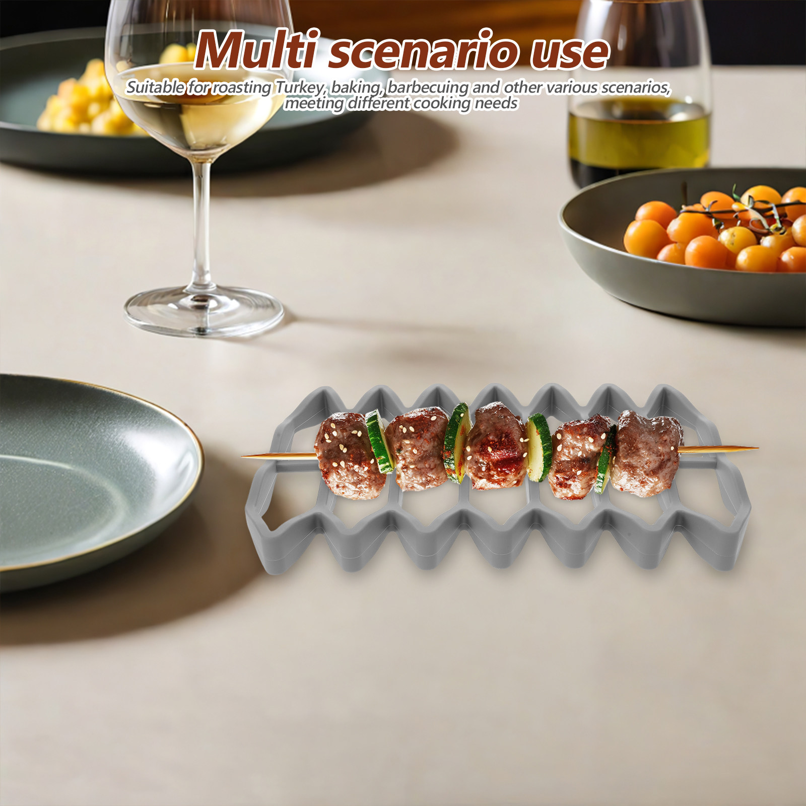 Kitchen Baking Rack - 2 Pezzi Griglia in Silicone per