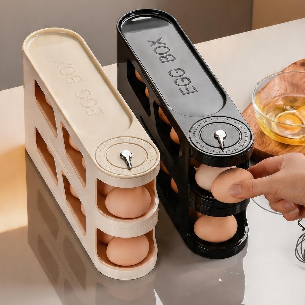 Kitchen Baking Tray Storage - Contenitore per Uova di Grande Capacità