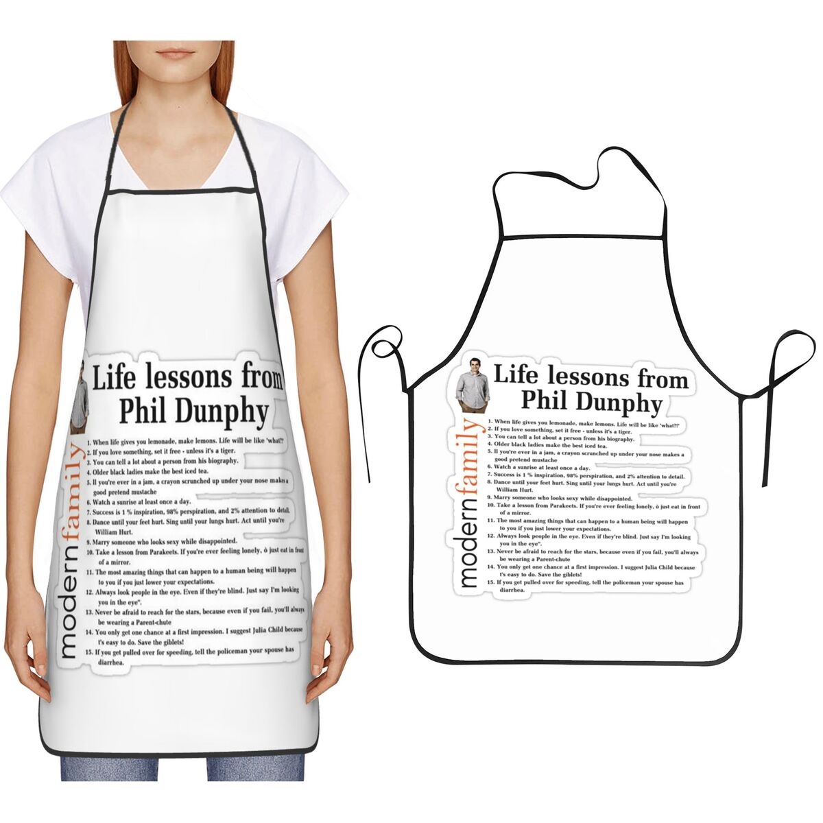 Kitchen And Baking Life - Grembiuli Life Lessons Phil Dunphy per
