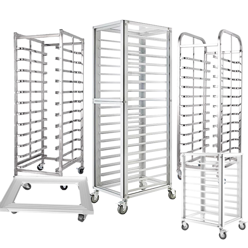 Kitchen Baking Trolley - Carrello portateglie in alluminio commerciale molto