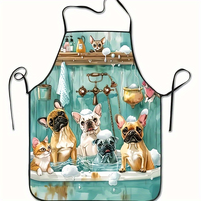 Baking Kitchen At Home - Grembiule con motivo da bagno per