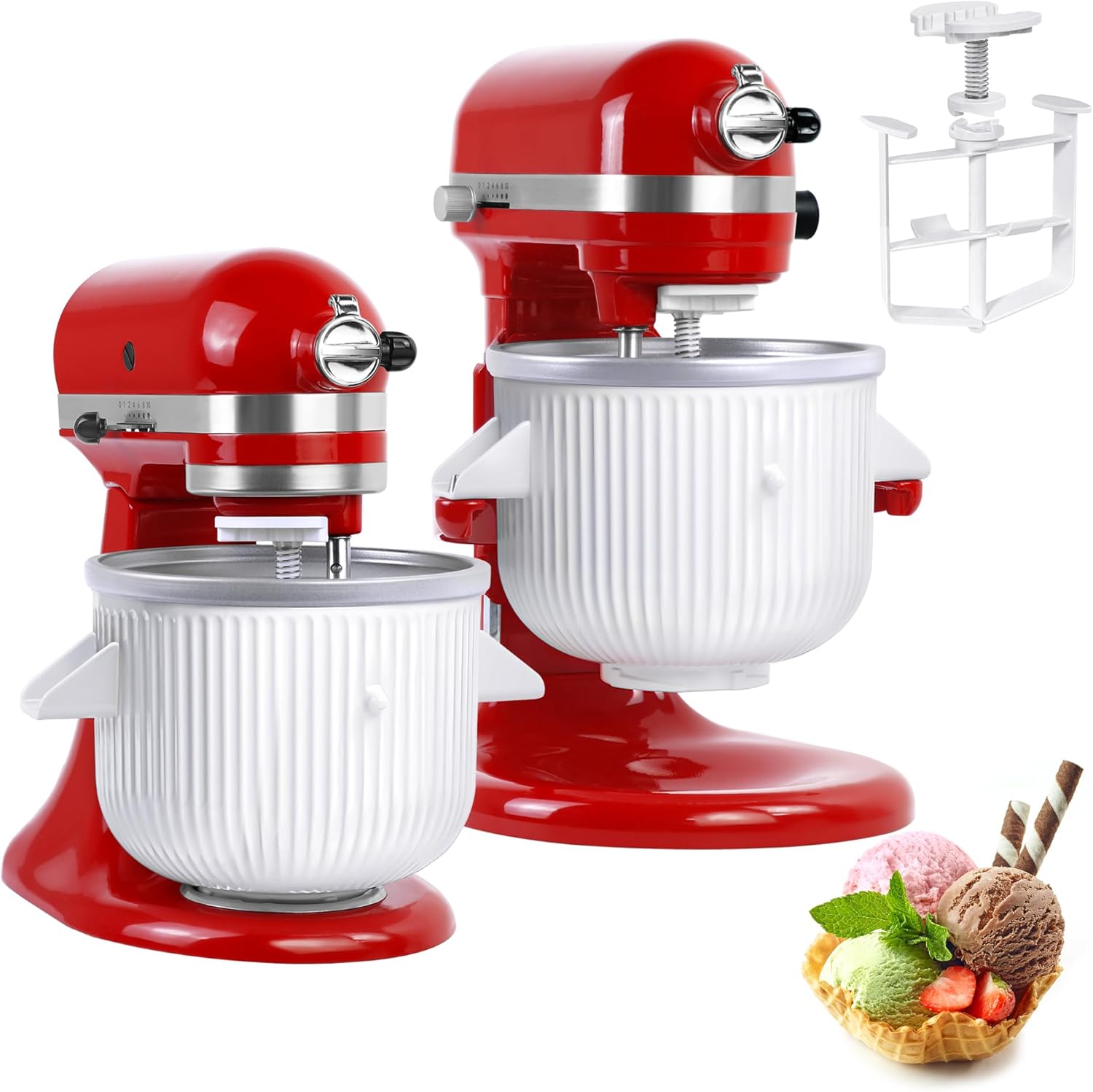 Stand Mixer Bowl - Accessorio per gelatiera per robot da