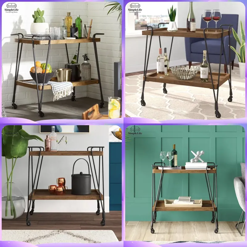Kitchen Baking Trolley - Carrello da Cucina con Ruote, Carrello