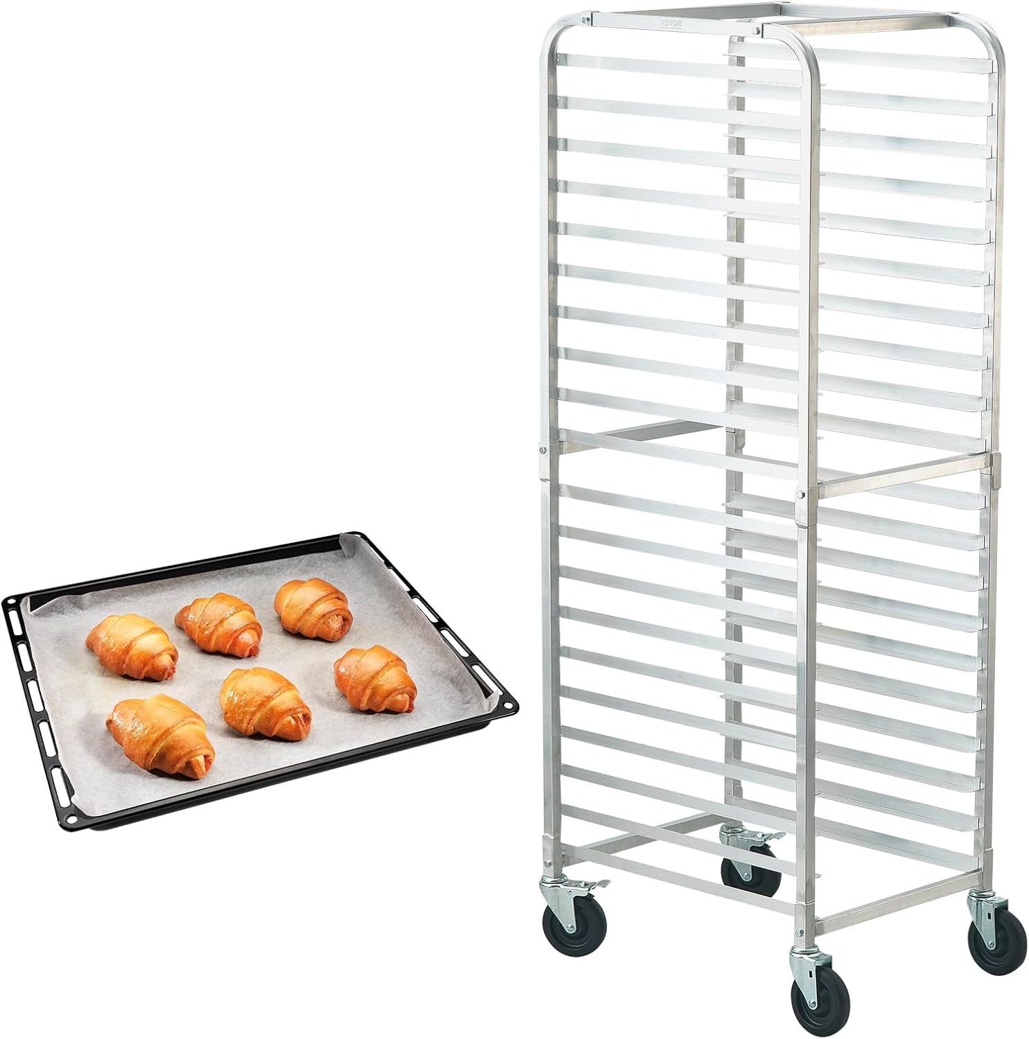 Kitchen Baking Trolley - Carrello Portateglie Commerciale a 20 Livelli