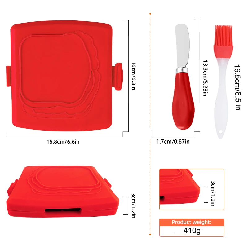 Set da 3 tostapane per sandwic - Kitchen Baking Gadgets recensione e prezzo