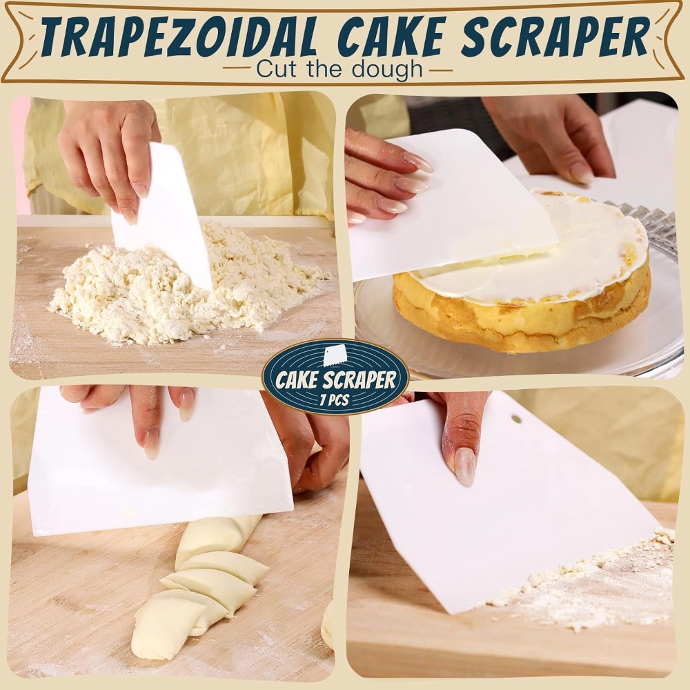 Set di 7 raschietti e lisciato - Kitchen Baking Decor recensione e prezzo