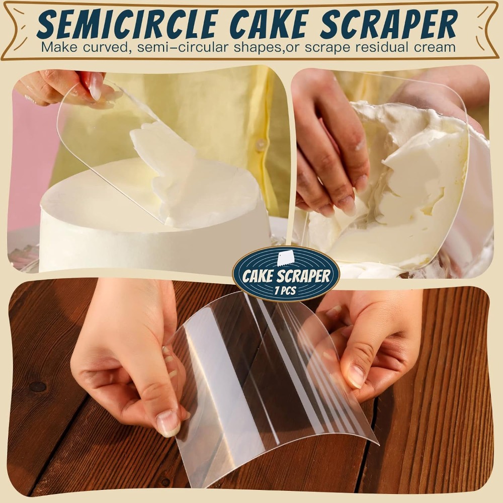 Set di 7 raschietti e lisciato - Kitchen Baking Decor recensione e prezzo