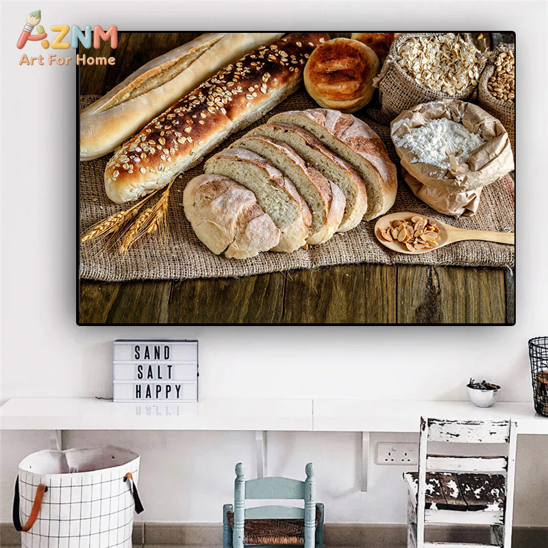AZNM Dipinto Realistico di Pan - Kitchen And Baking Life recensione e prezzo
