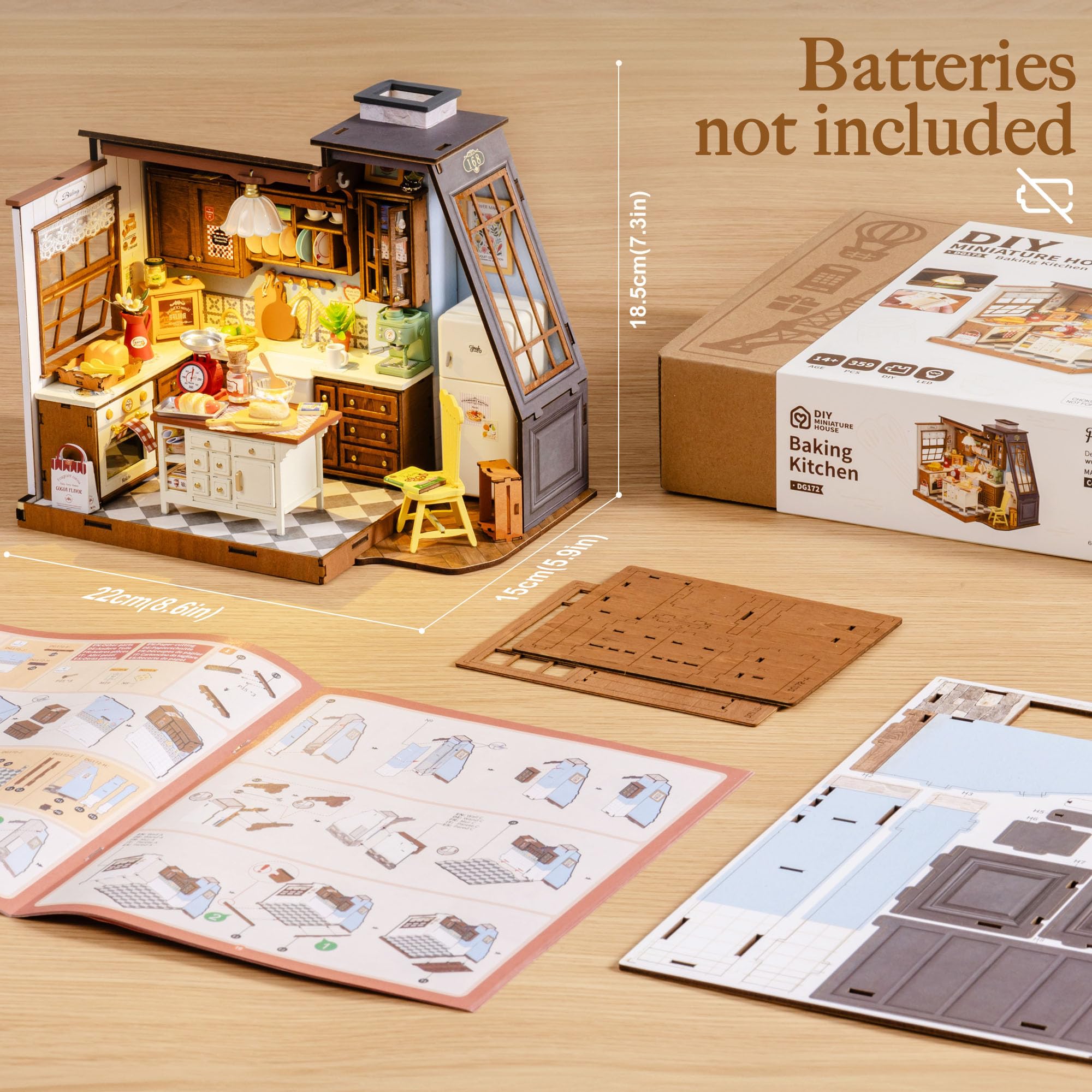 Rolife Kit casa in miniatura f - Baking Kitchen Robotime recensione e prezzo