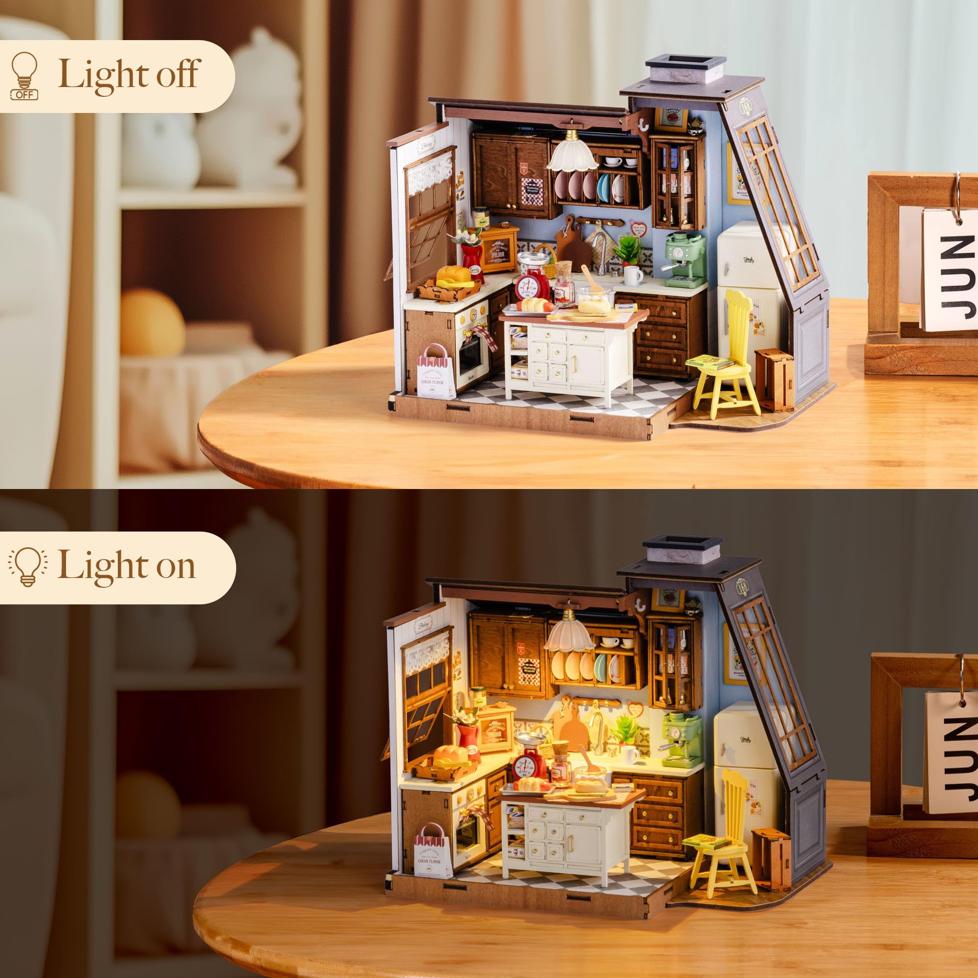 Rolife Kit casa in miniatura f - Baking Kitchen Robotime recensione e prezzo