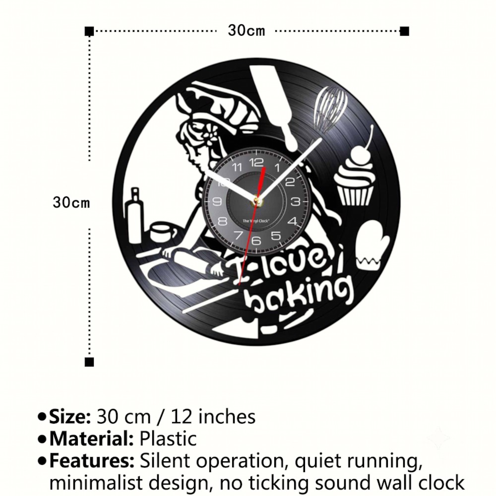 Orologio da Parete in Vinile a - Kitchen And Baking Life recensione e prezzo