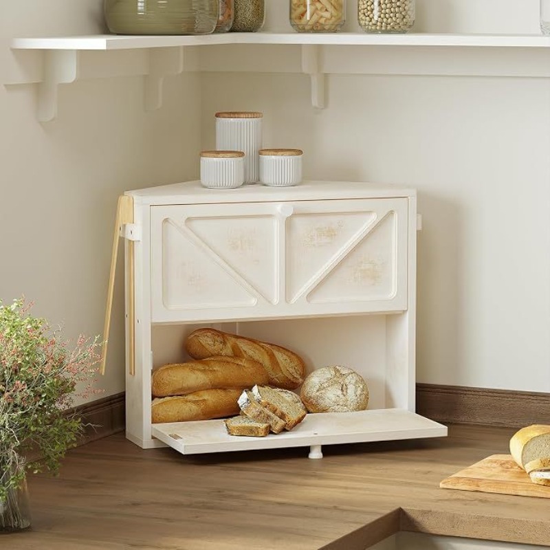 Scatola per il pane in legno a - Kitchen Baking Corner recensione e prezzo